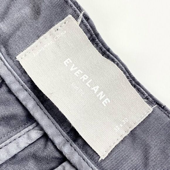 Everlane midweight grey slim chino pant 32 x 34 - Picture 5 of 9